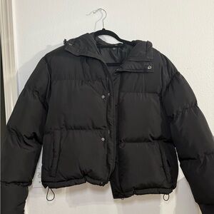 PrettyLittleThing Black Puffer Jacket